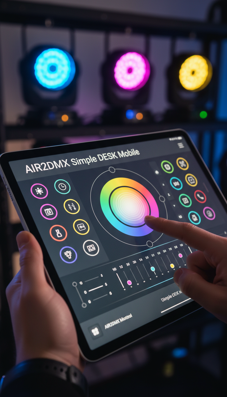 AIR2DMX Simple DESK Mobile - Wireless DMX