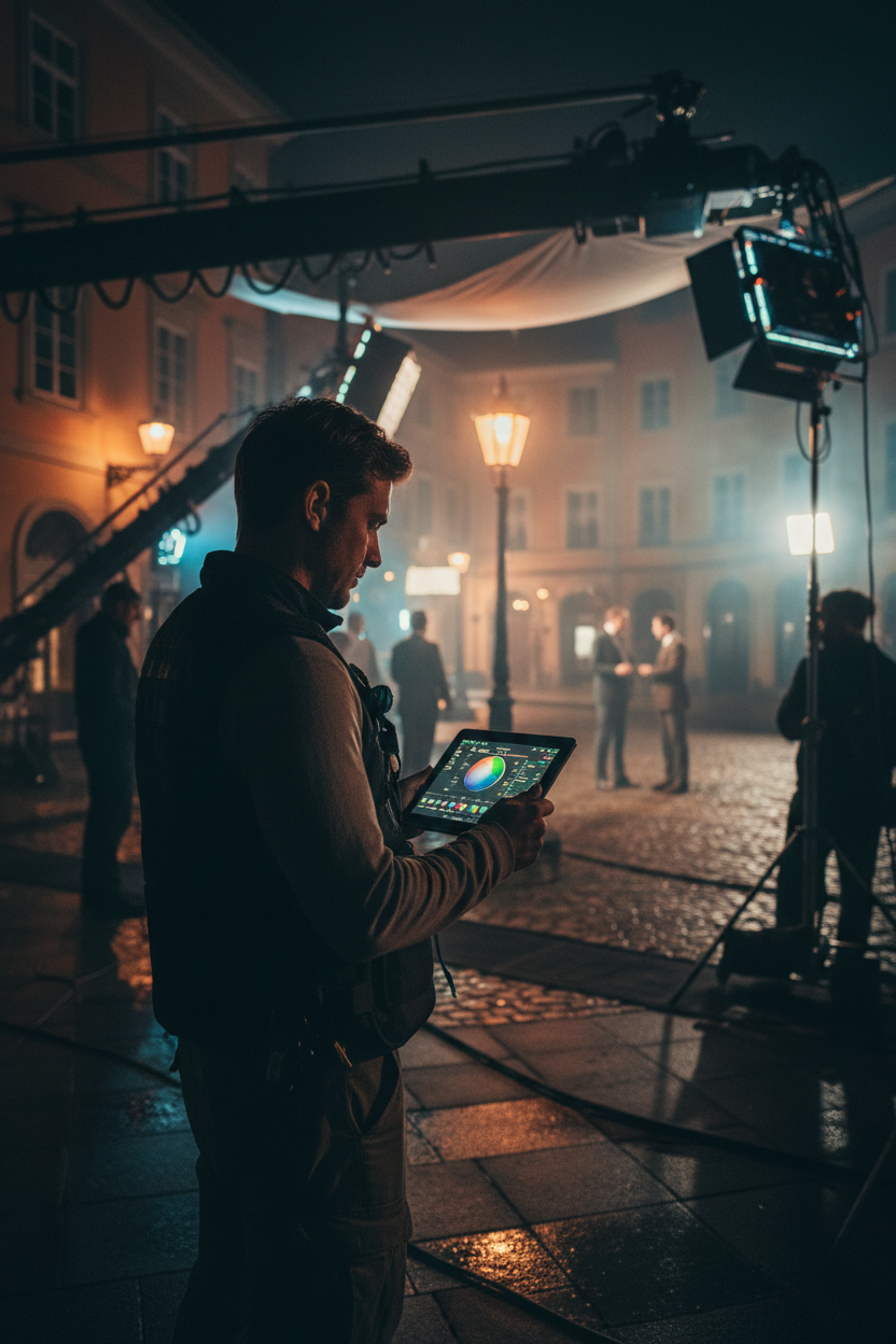 AIR2DMX Wireless DMX at the Movie set