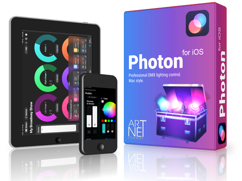 Photon DMX Controller App for iOS